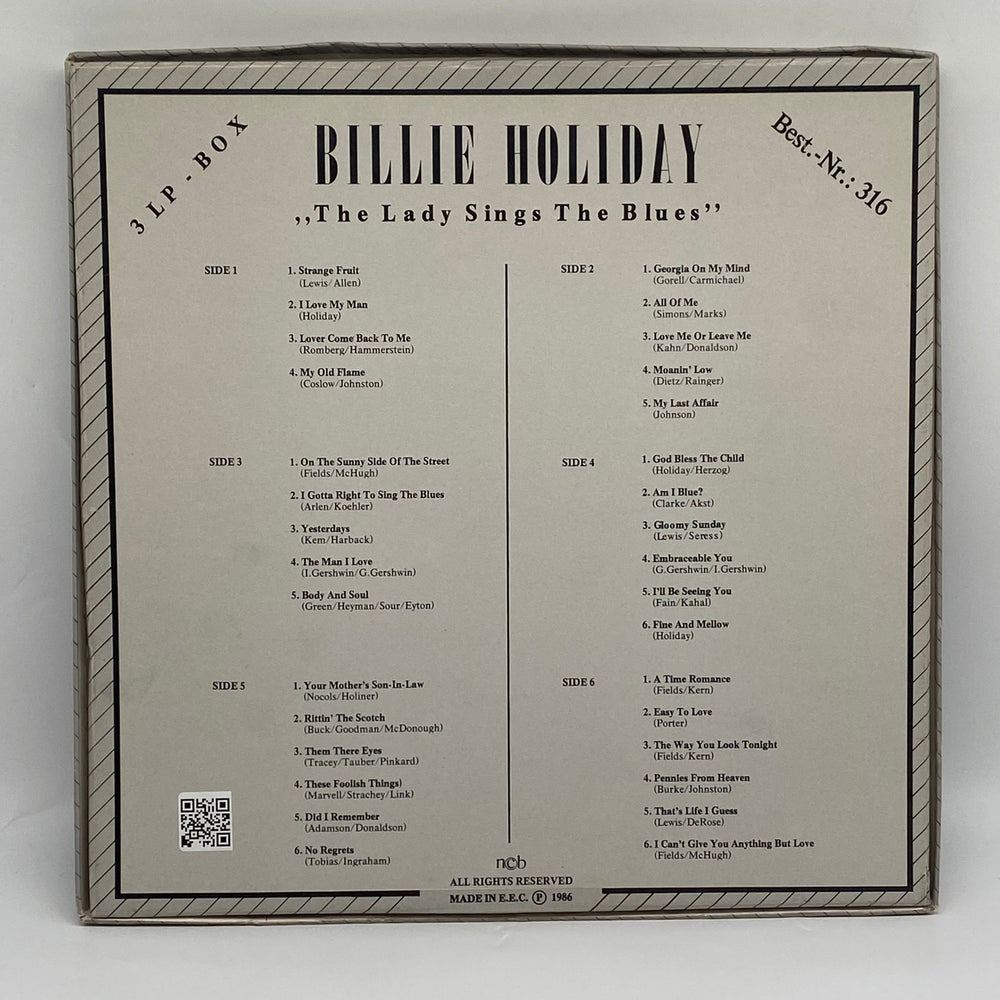 Billie Holiday - The Lady Sings the Blues Vinyl Box - Homy Secondhand Online