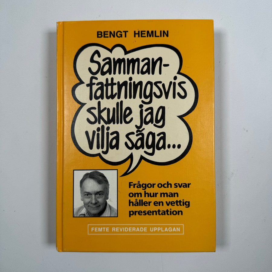 Effektiv Presentationsteknik av Bengt Hemlin - Homy Secondhand Online