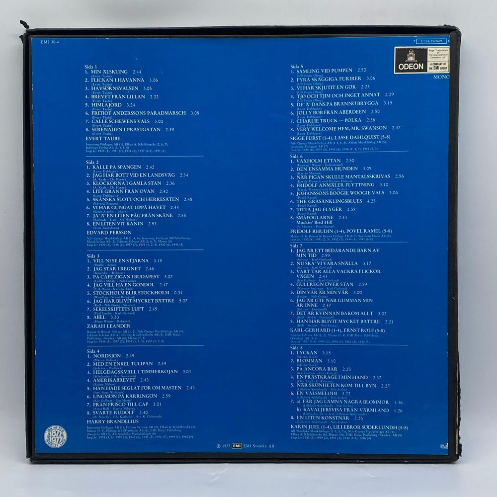Svenska Sångfavoriter vinylskiva 4 LP klassiker - Homy Secondhand Online