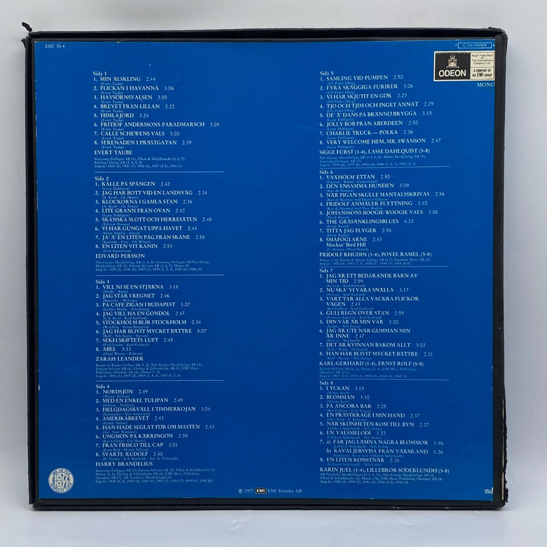 Svenska Sångfavoriter vinylskiva 4 LP klassiker - Homy Secondhand Online
