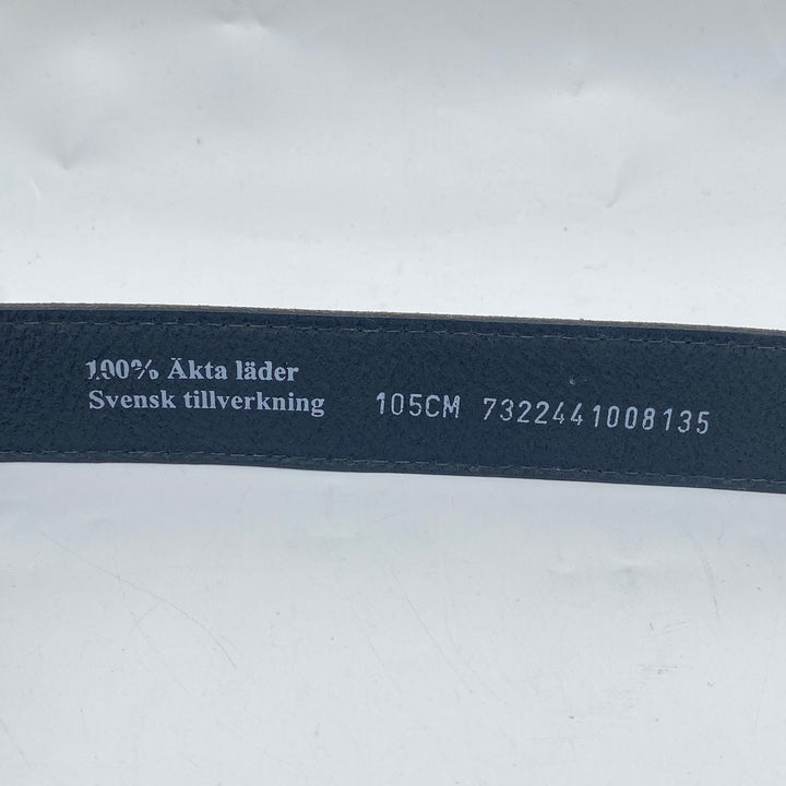 Klassiskt herrbälte äkta läder 105 cm