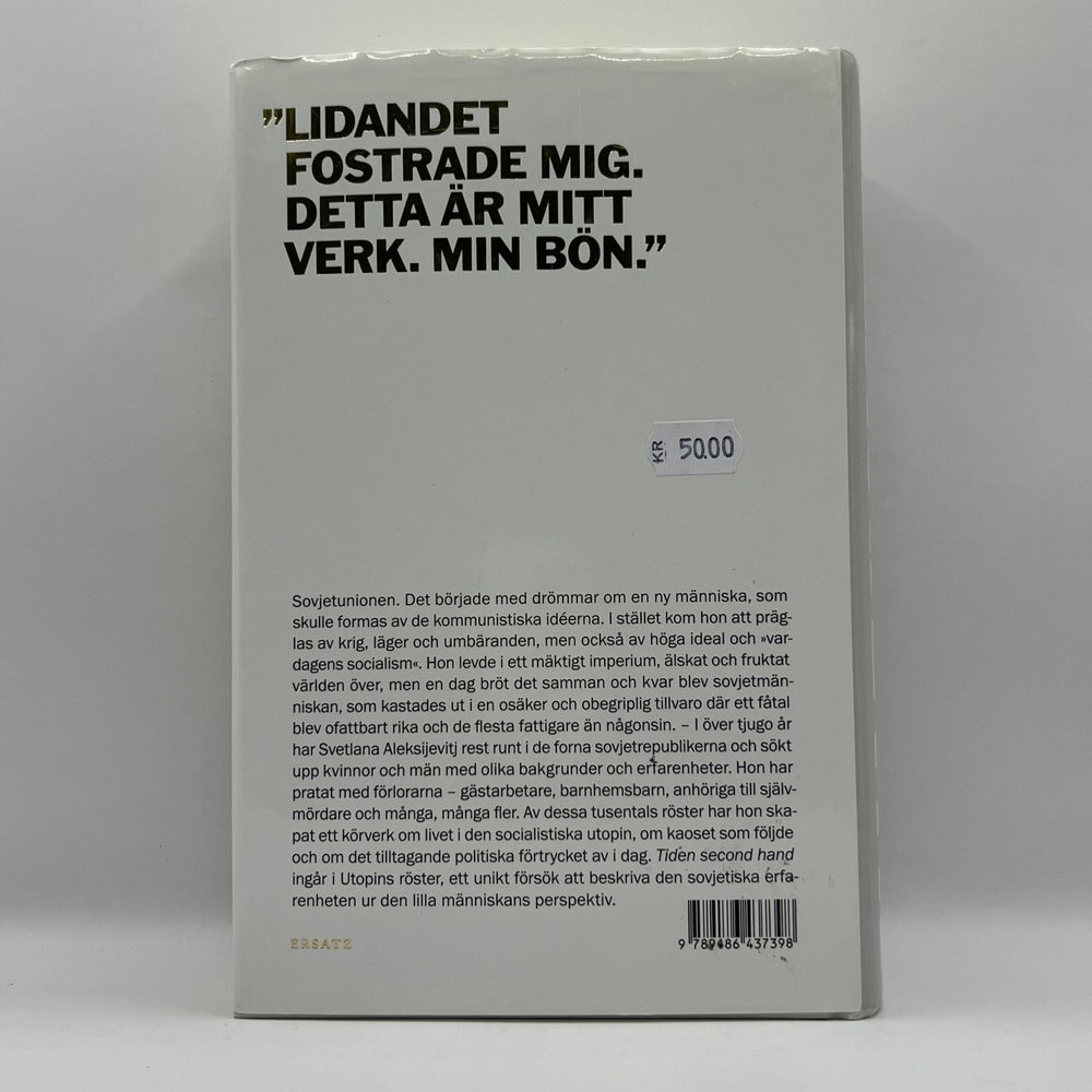 Nobelprisad Aleksijevitj – Tiden Second Hand 2015 - Homy Secondhand Online