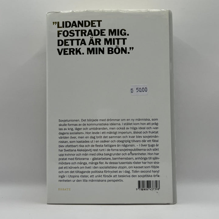 Nobelprisad Aleksijevitj – Tiden Second Hand 2015 - Homy Secondhand Online