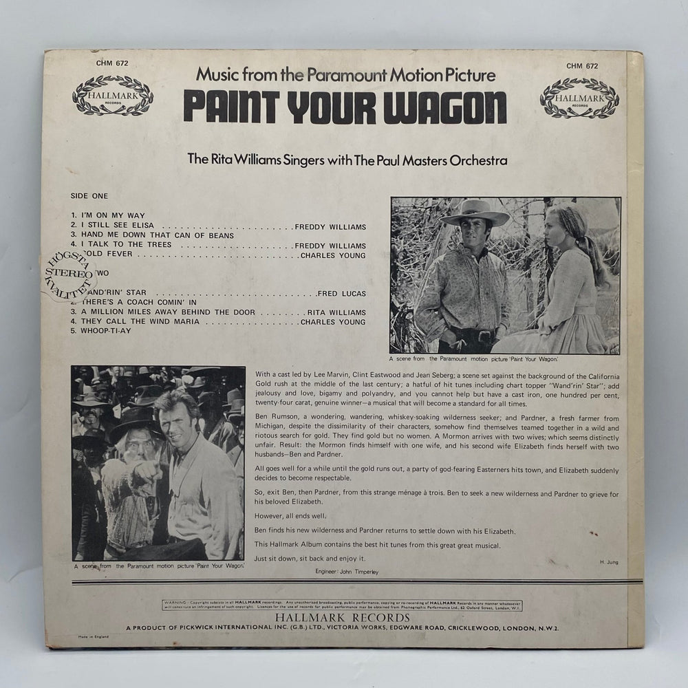 Vintage LP - skiva Paint Your Wagon Soundtrack - Homy Secondhand Online