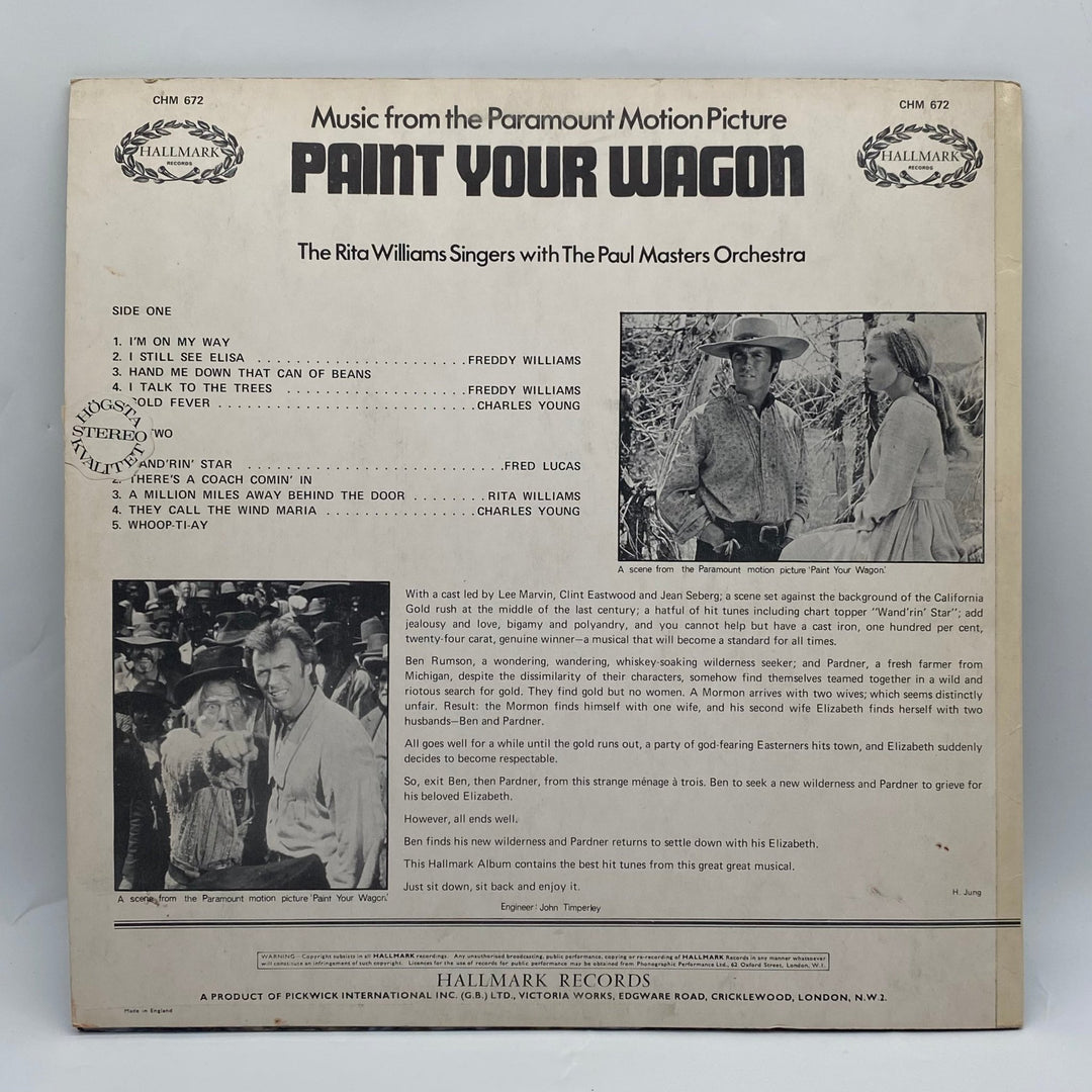 Vintage LP - skiva Paint Your Wagon Soundtrack - Homy Secondhand Online