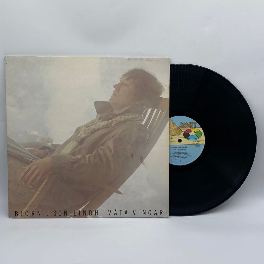 Björn J:son Lindh Våta Vingar LP Vinyl - Homy Secondhand Online