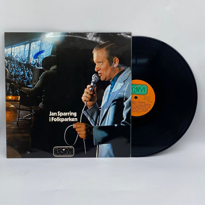 Jan Sparring i Folkparken - Klassisk Vinylskiva - Homy Secondhand Online