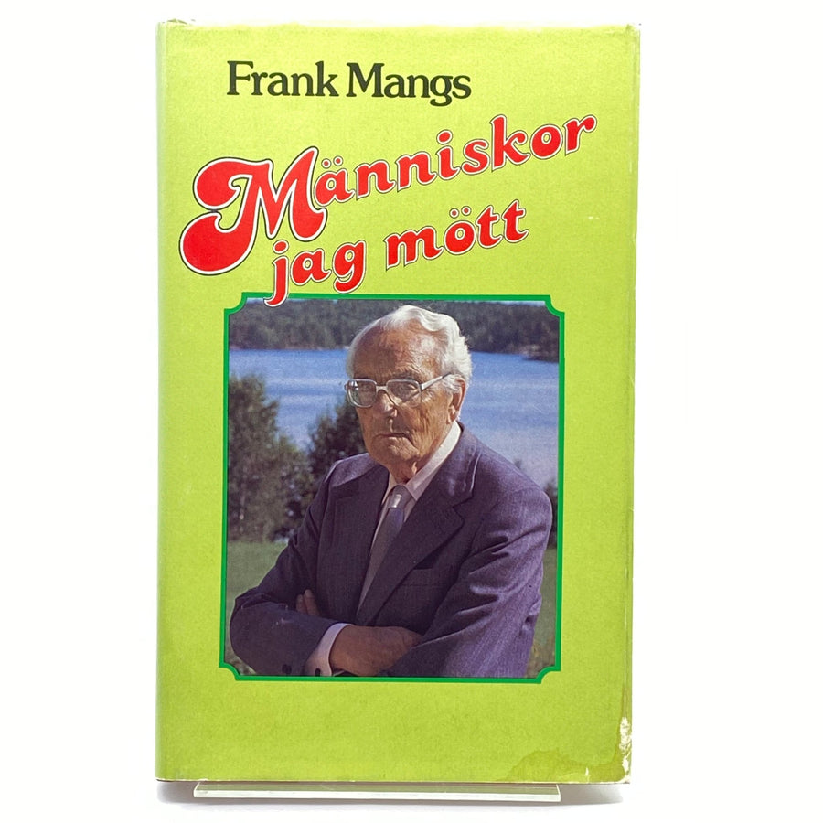 Frank Mangs Människor jag mött vintagebok - Homy Secondhand Online