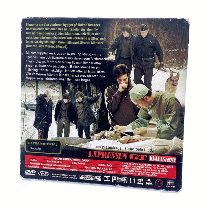 Van Veeteren DVD Svalan Katten Rosen Döden - Homy Secondhand Online