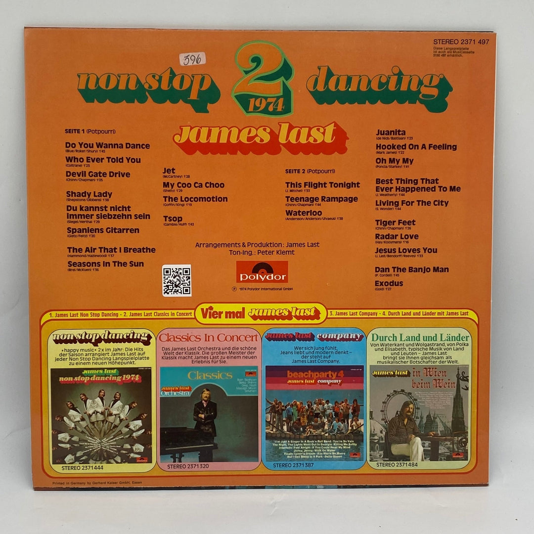 James Last Non Stop Dancing 1974 Vinyl Skiva - Homy Secondhand Online