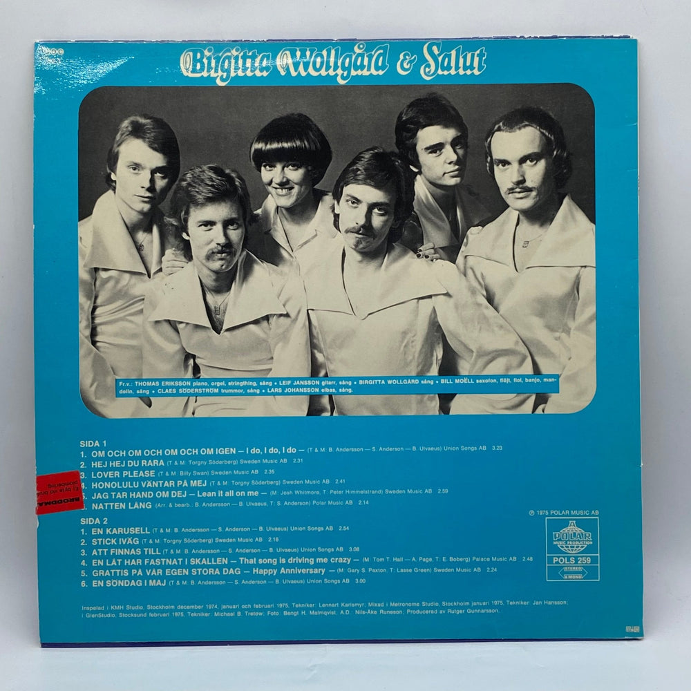 Retro vinylskiva Birgitta Wollgård & Salut - Homy Secondhand Online