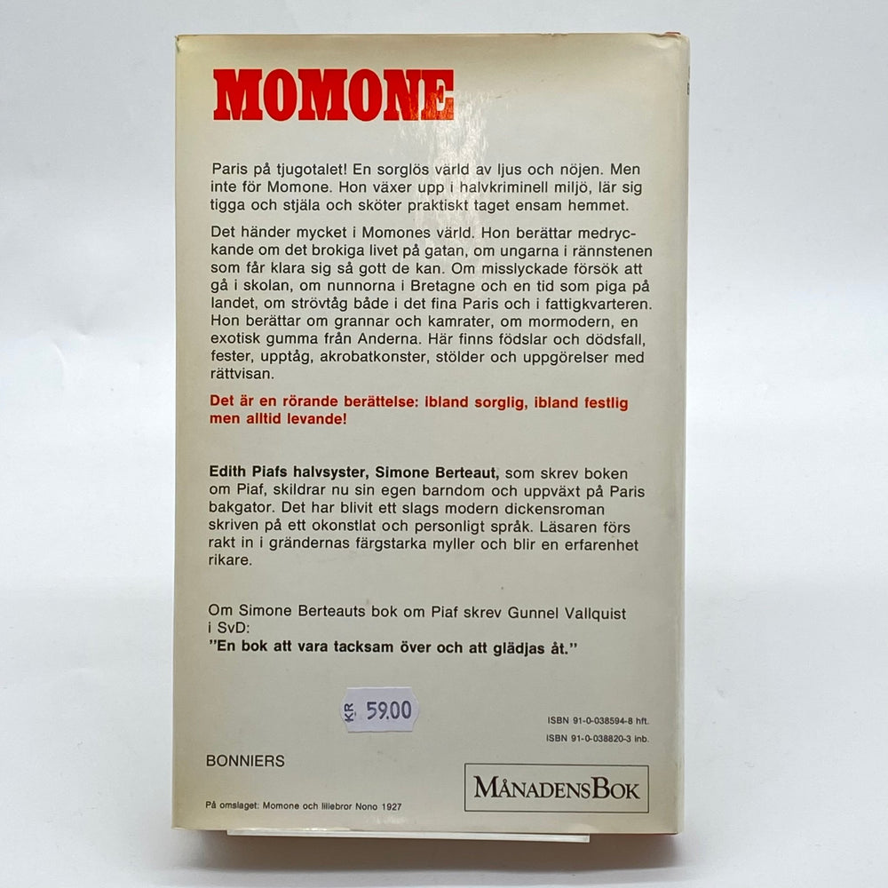 Momone av Simone Berteaut - Vintage Bonniers Berättelse - Homy Secondhand Online