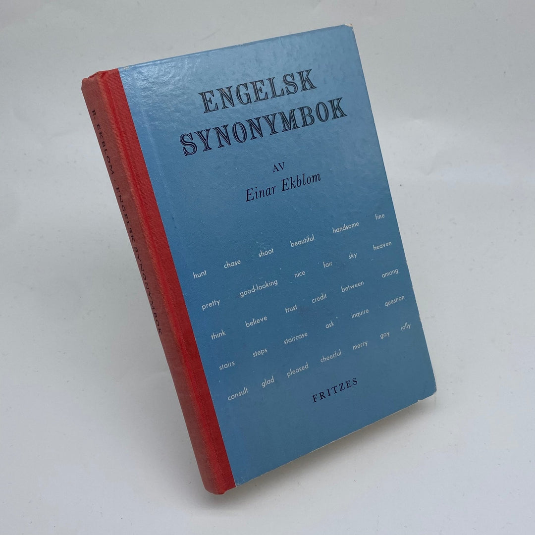 Engelsk Synonymbok av Einar Ekblom - Vintage - Homy Secondhand Online