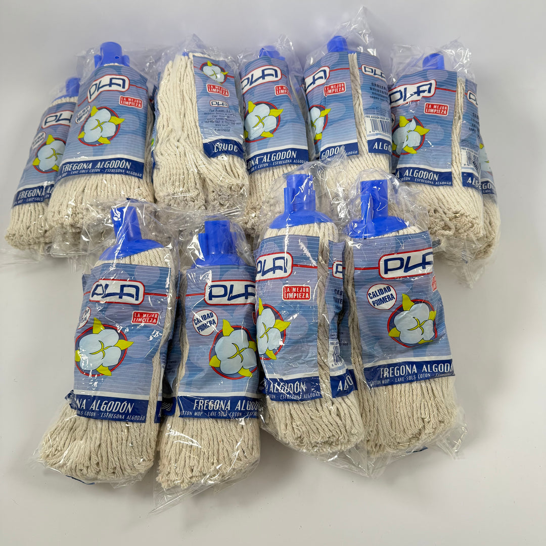 Hållbar bomullsmopp från PLA oanvänd  (15st)