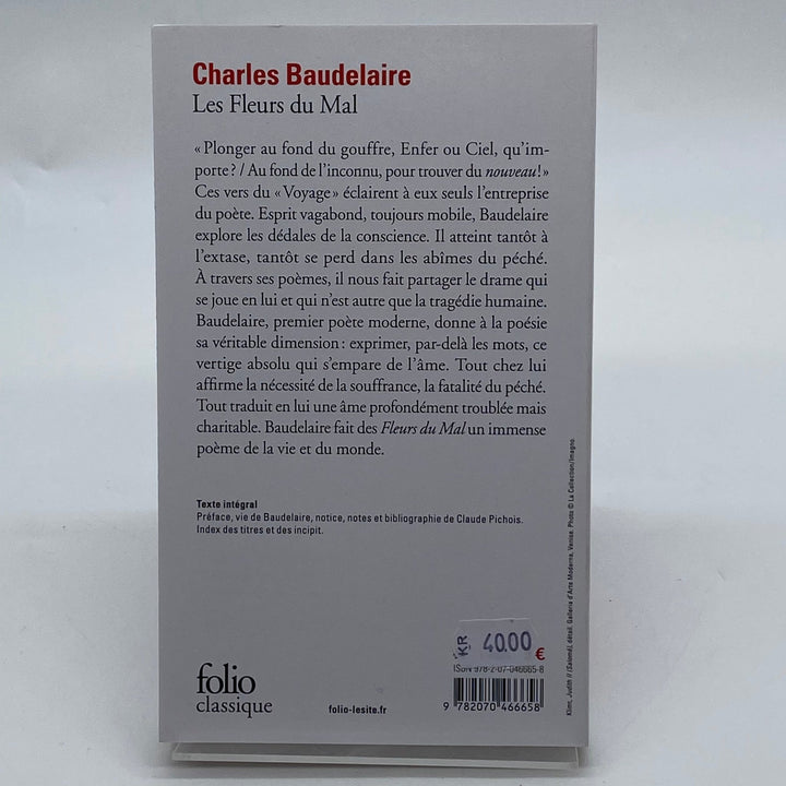 Baudelaire Les Fleurs du Mal klassisk bok - Homy Secondhand Online