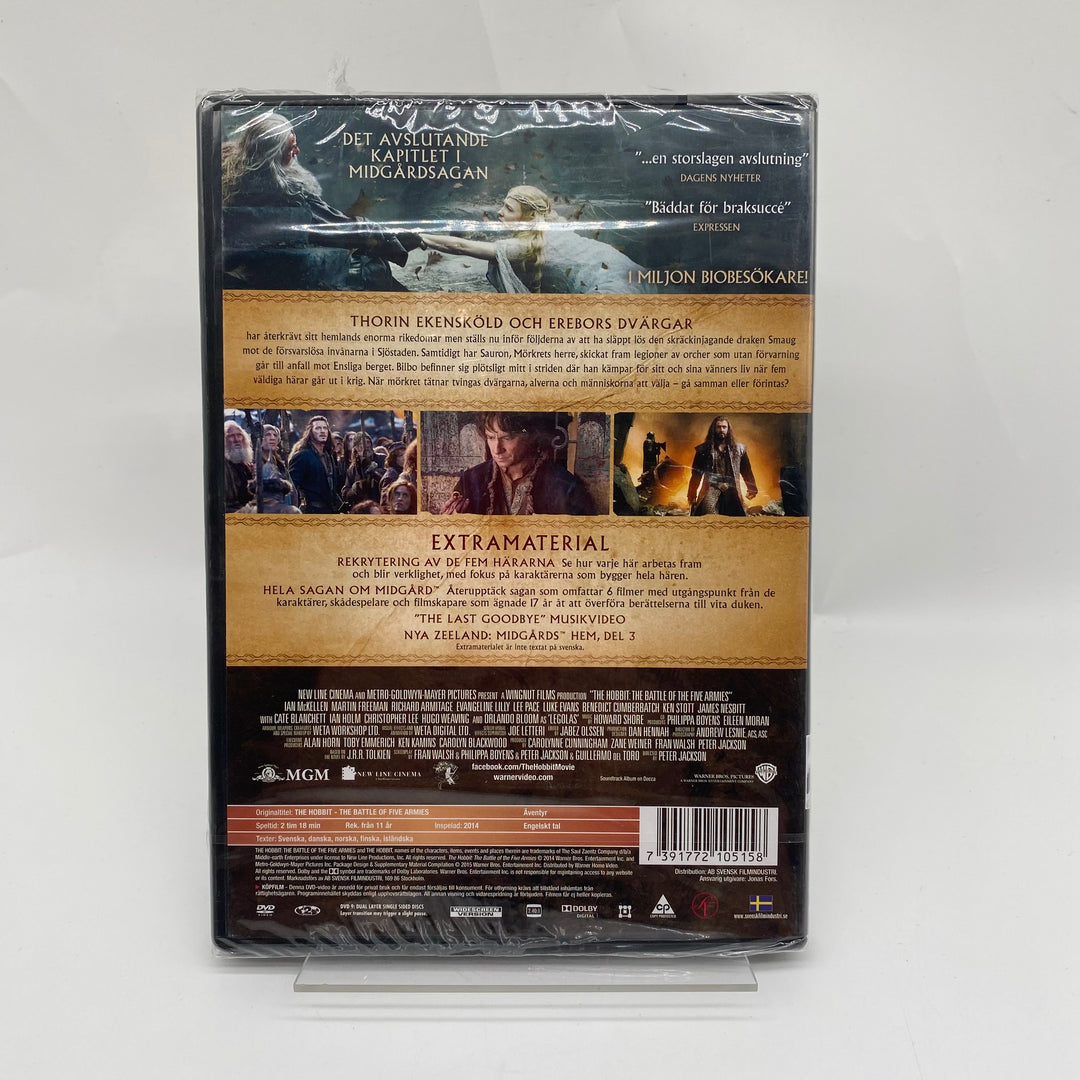 Exklusiv Hobbit: Femhäraslaget DVD från MGM