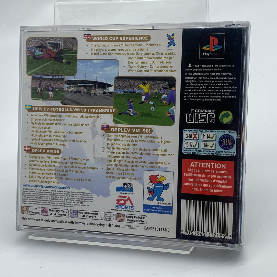 PlayStation-spel World Cup 98 Retro