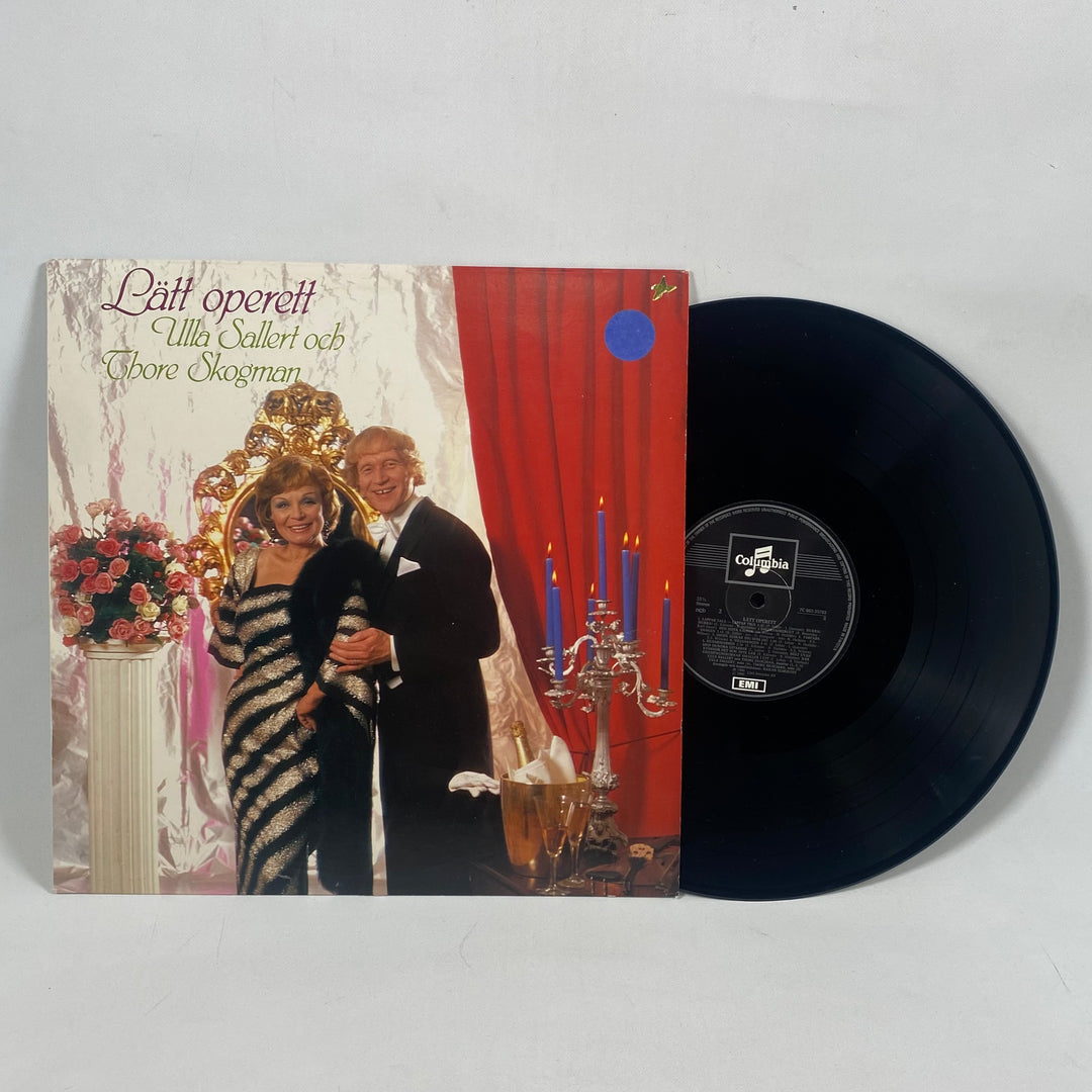Retro LP-skiva Lätt operett Ulla Sallert Thore Skogman