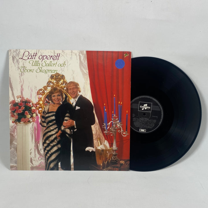 Retro LP-skiva Lätt operett Ulla Sallert Thore Skogman