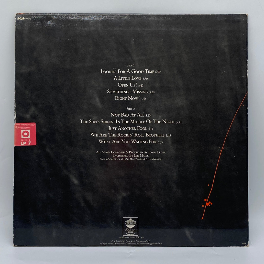 Tomas Ledin Vinyl - “Lookin' för en bra tid” - Homy Secondhand Online