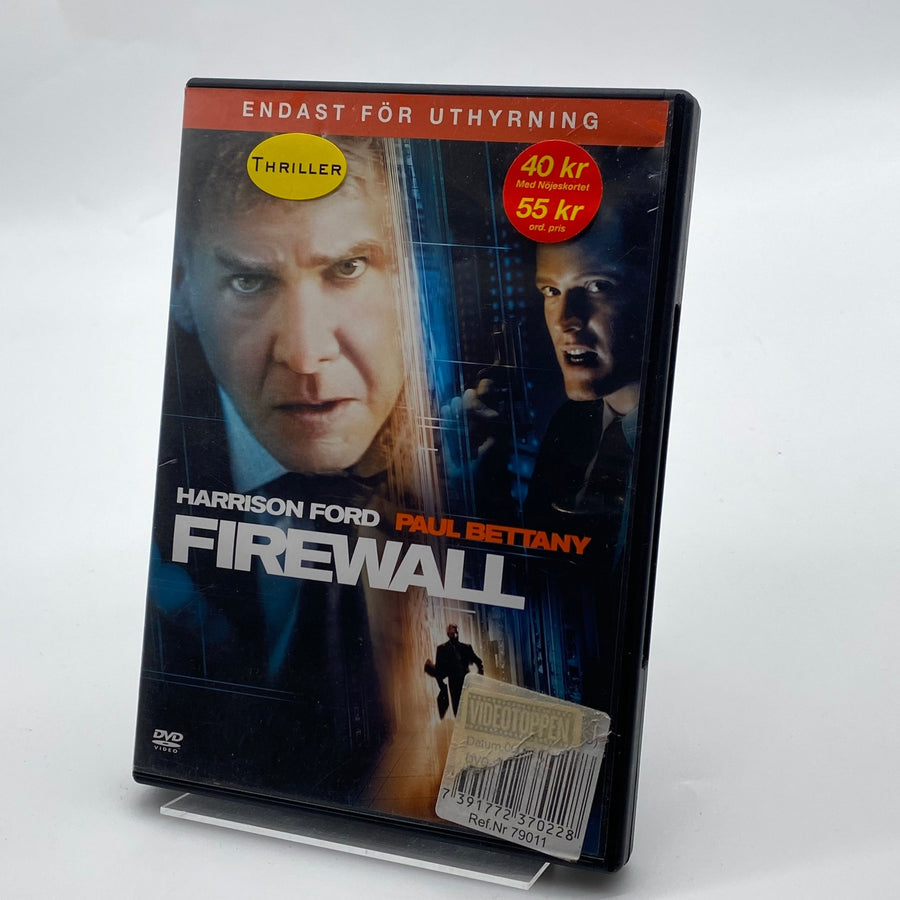 Firewall DVD med Harrison Ford Thriller - Homy Secondhand Online