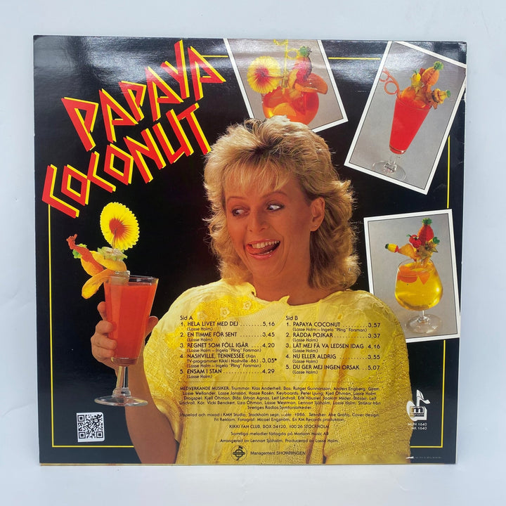 Kikki Danielsson Vinylskiva "Papaya Coconut" 1986 - Homy Secondhand Online