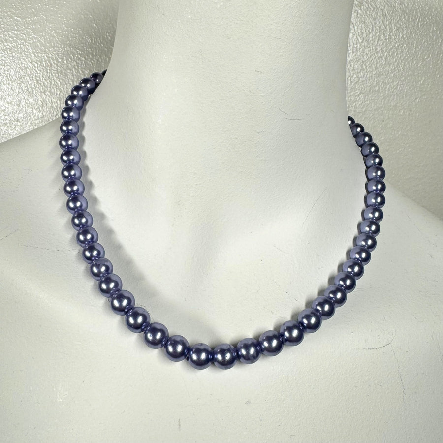 Mörklila Pärlhalsband - Homy Secondhand Online