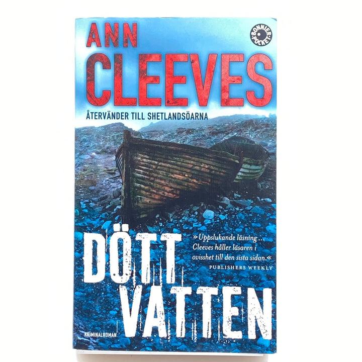 Ann Cleeves kriminalroman Dött Vatten - Homy Secondhand Online