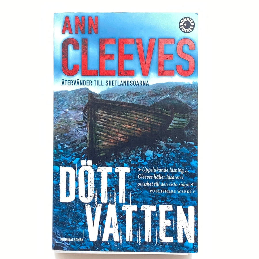 Ann Cleeves kriminalroman Dött Vatten - Homy Secondhand Online