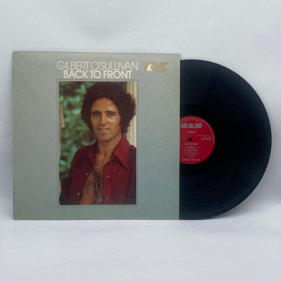 Vintage Gilbert O'Sullivan vinylskiva Back to Front - Homy Secondhand Online