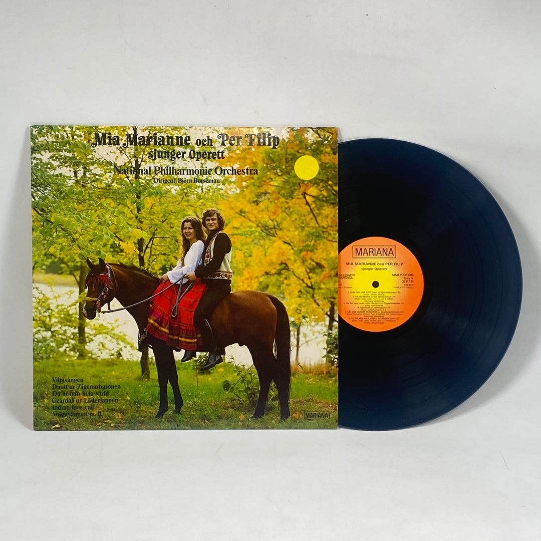 Retro Mariana vinylskiva operett med Mia och Per