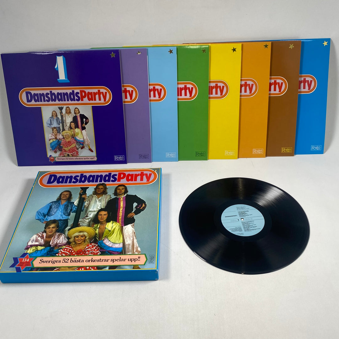 DansbandsParty Skivsamling Retro Unik Vinyl 52 Orkestrar
