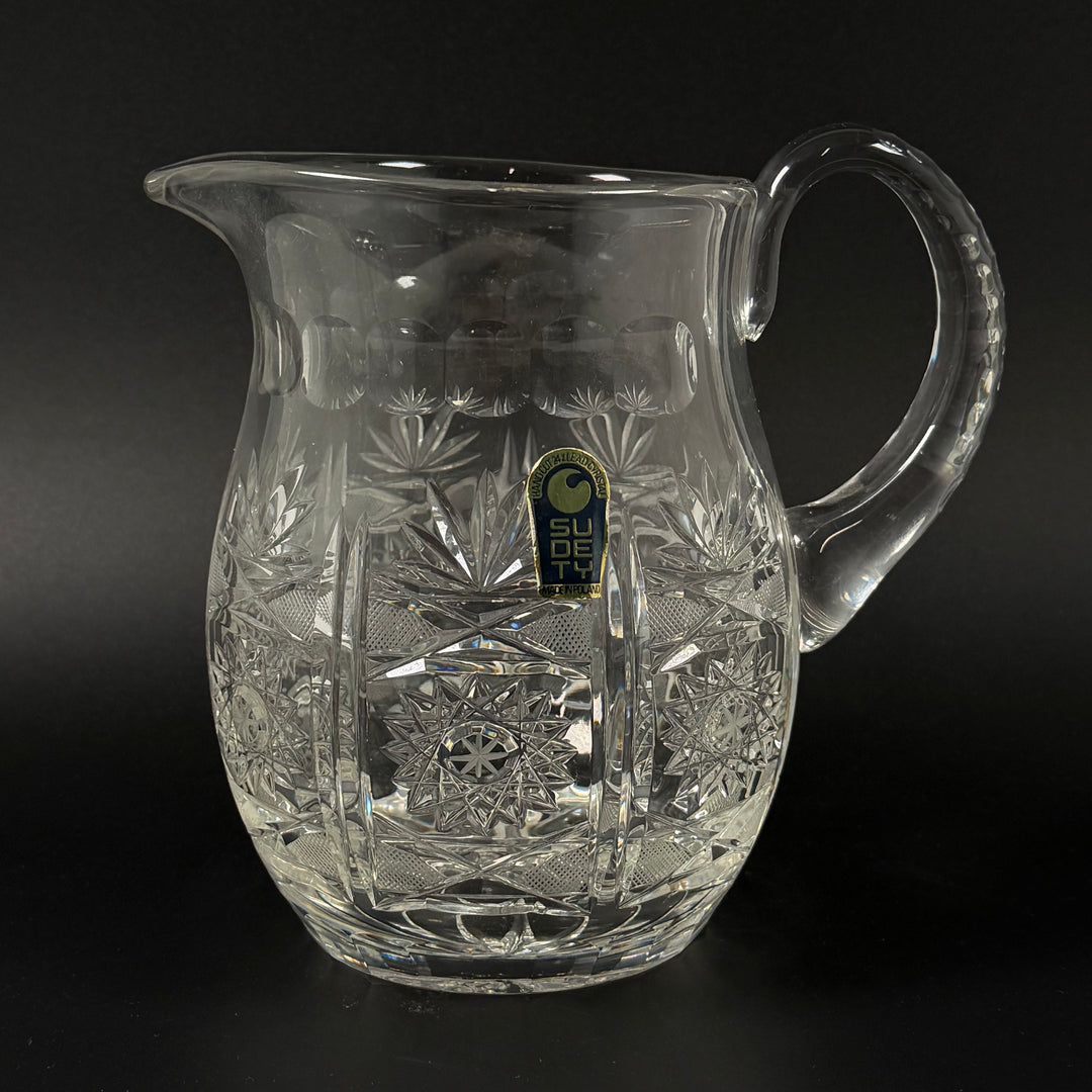 Kristallkanna Retro Sudety Mycket Gott Skick