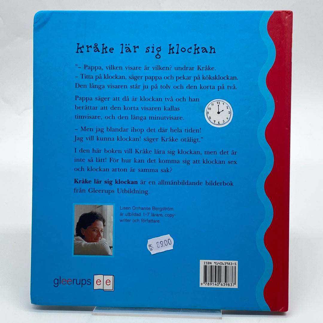 Kråke lär sig klockan barnbok