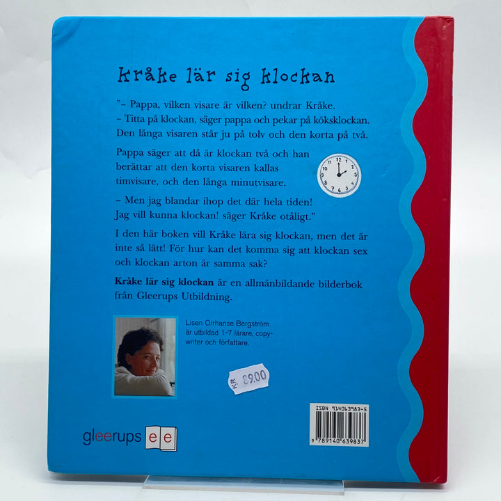 Kråke lär sig klockan barnbok