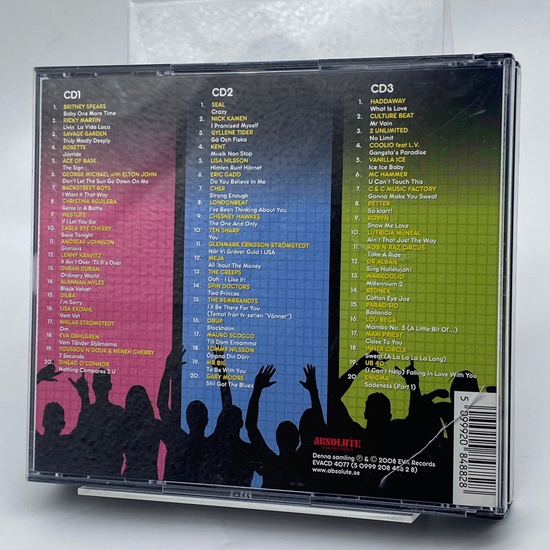 Absolut 90 - talets Största Hits 3CD Set - Homy Secondhand Online