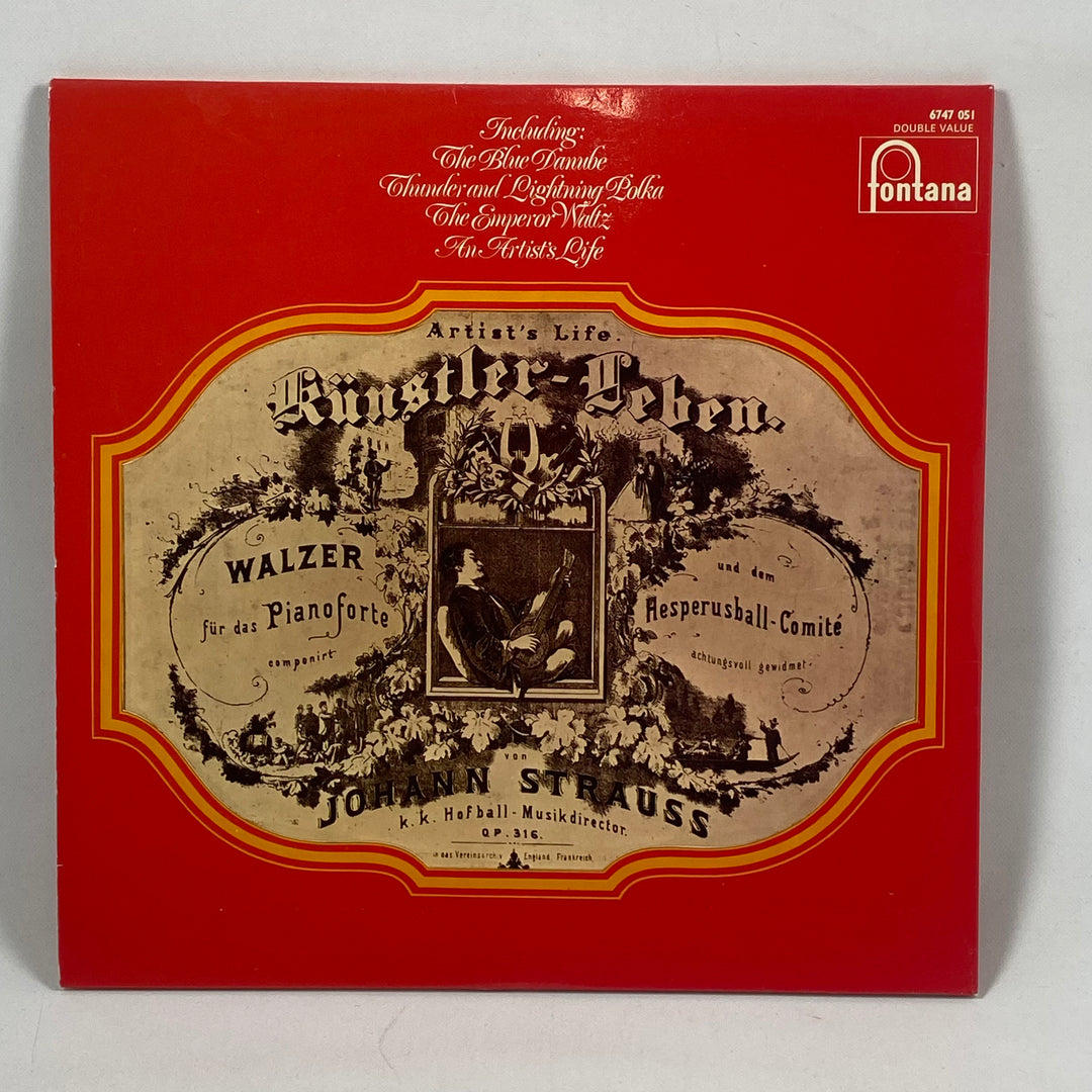 Johann Strauss klassiska vinylsamling retro Fontana