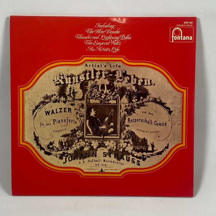 Johann Strauss klassiska vinylsamling retro Fontana