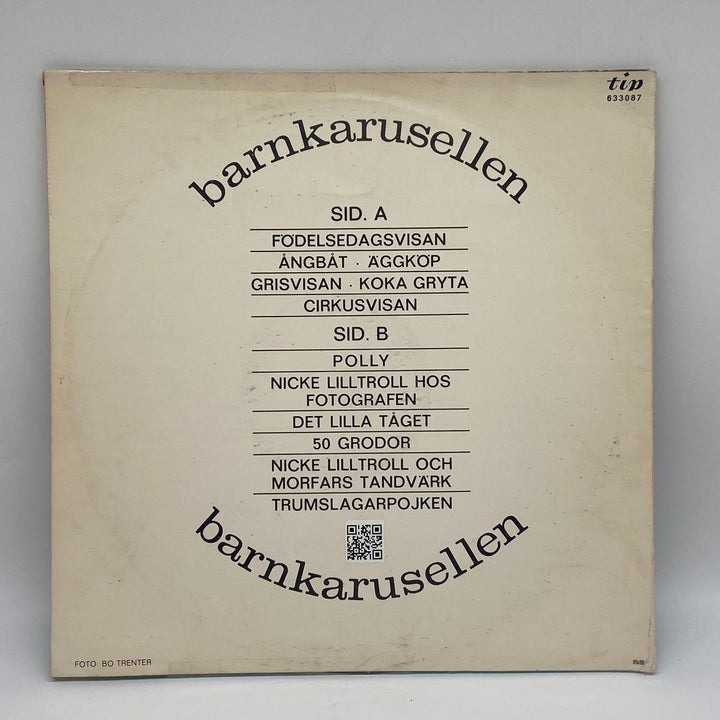 Barnkarusellen Vinylskiva för Barn – Nostalgisk Musik - Homy Secondhand Online