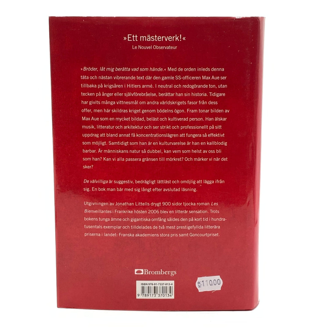 Röd bok "De Välvilliga" av Jonathan Littell - Homy Secondhand Online