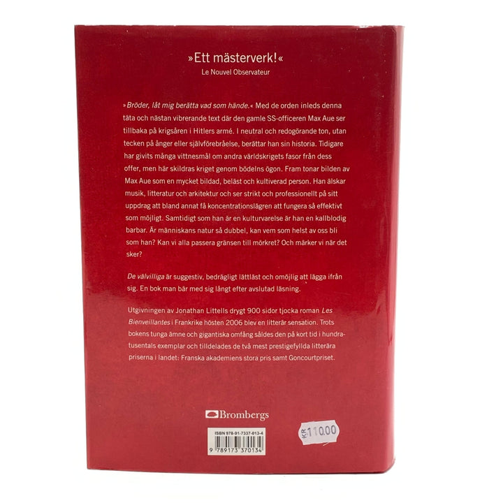 Röd bok "De Välvilliga" av Jonathan Littell - Homy Secondhand Online