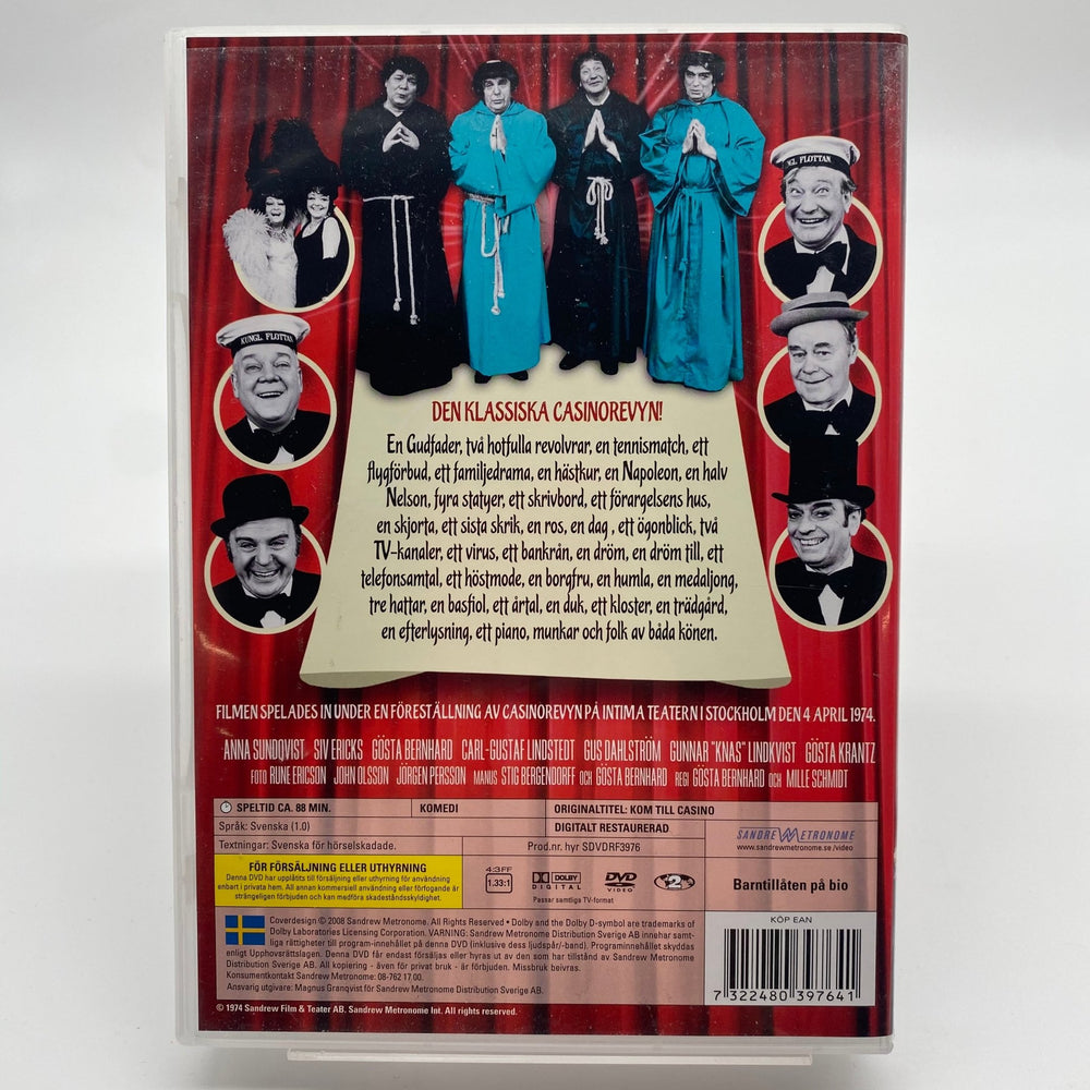 Klassisk Casino Revy på DVD - Kända Svenska Artister - Homy Secondhand Online