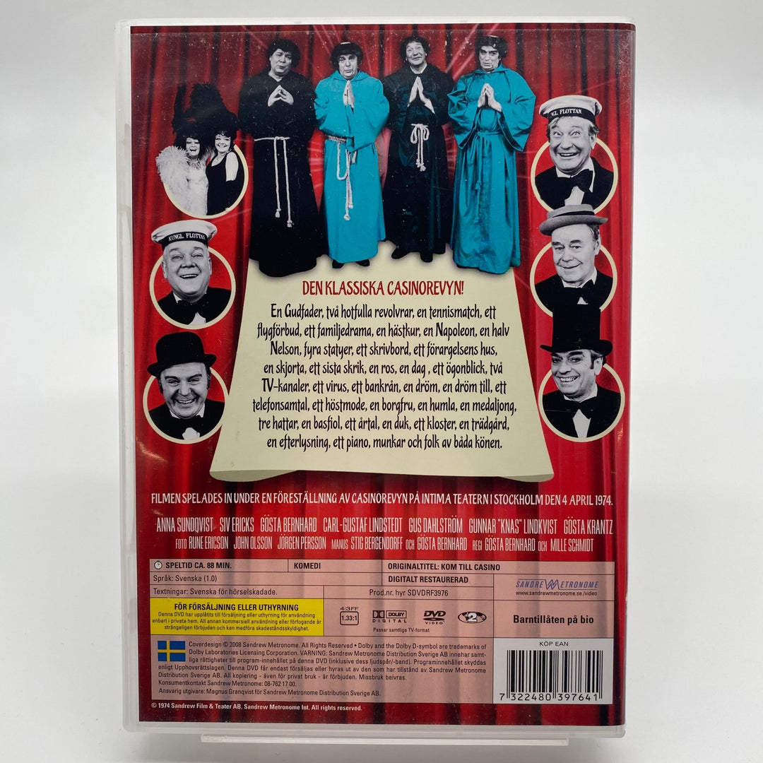 Klassisk Casino Revy på DVD - Kända Svenska Artister - Homy Secondhand Online