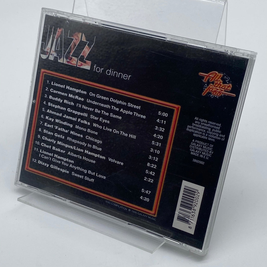 Jazz för middagen – Stämningsfull Musik CD - Homy Secondhand Online