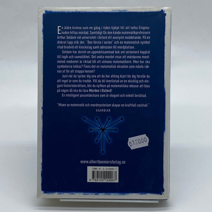 Spänningsroman Morden i Oxford Guillermo Martínez - Homy Secondhand Online