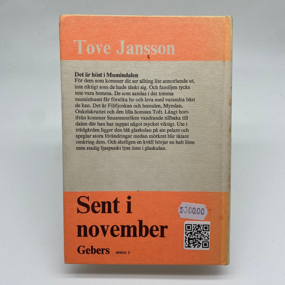 Tove Janssons klassiker "Sent i november" - Homy Secondhand Online