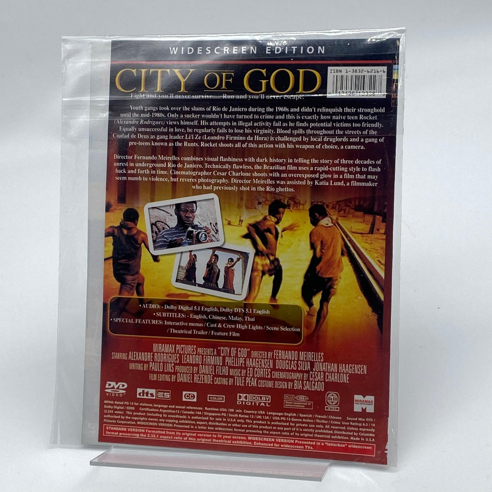 City of God DVD film Fernando Meirelles - Homy Secondhand Online