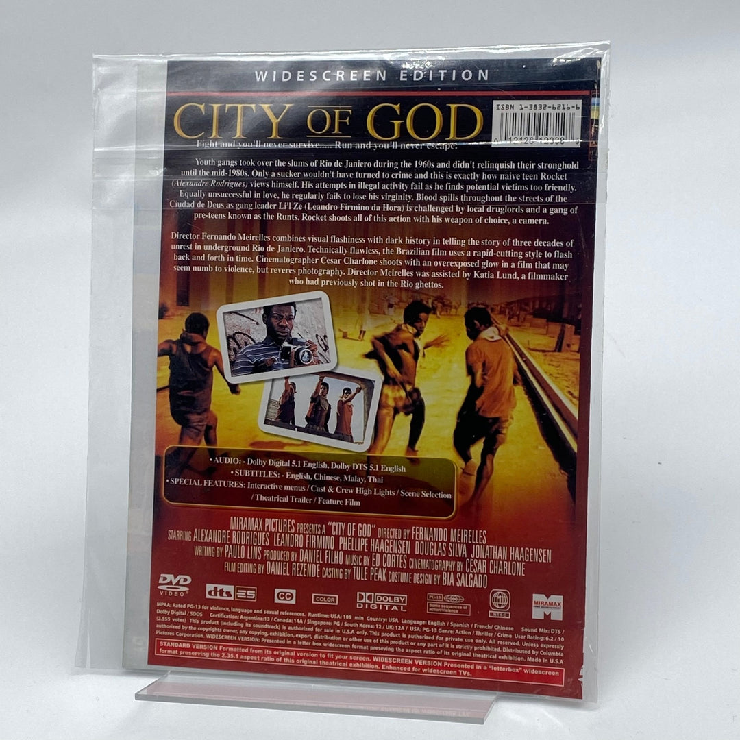 City of God DVD film Fernando Meirelles - Homy Secondhand Online