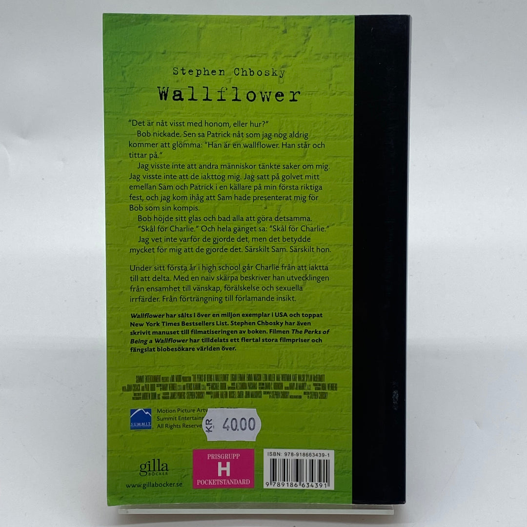 Stephen Chbosky The Perks of Being a Wallflower bok