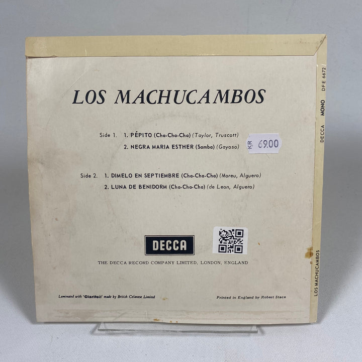Retro Vinylskiva Los Machucambos Decca Vintage